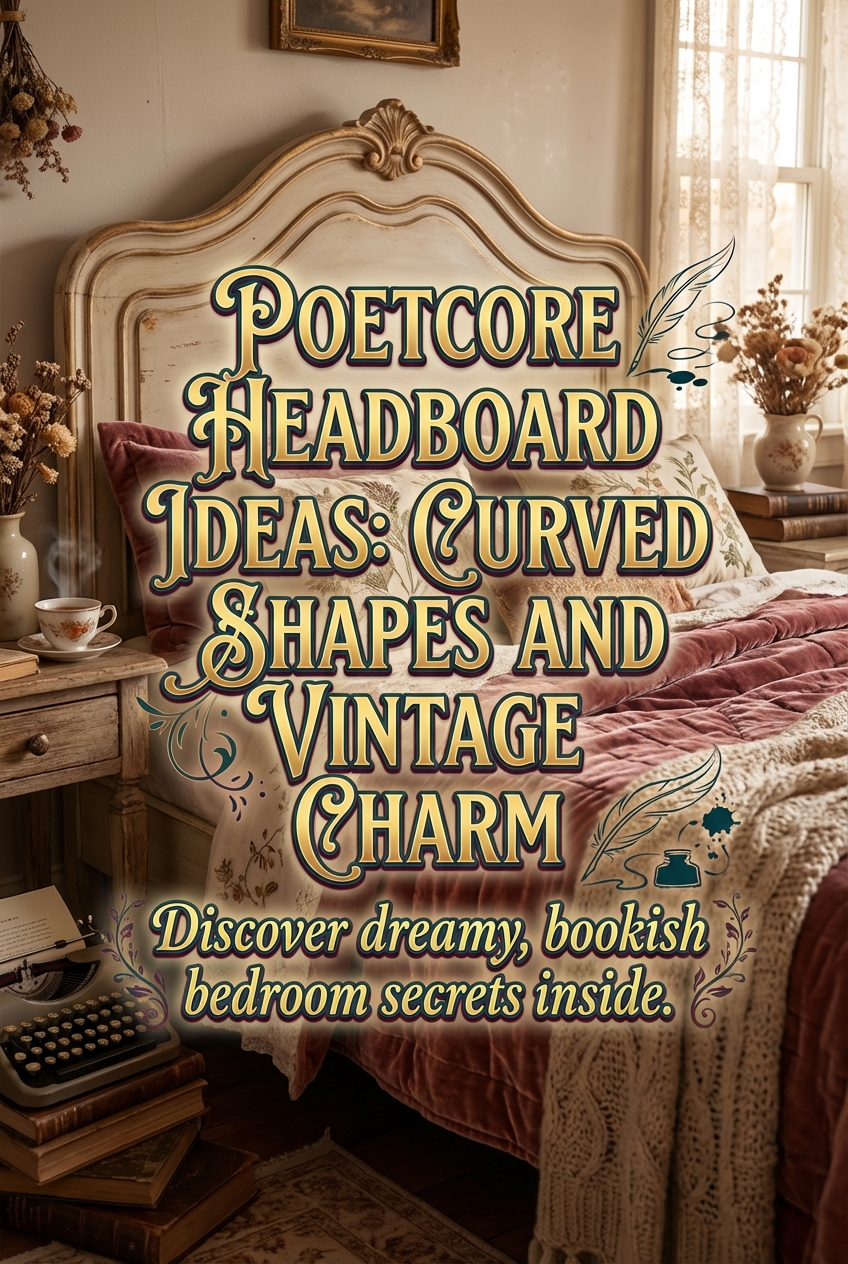 Poetcore Headboard Ideas: Curved Shapes and Vintage Charm - photo 2