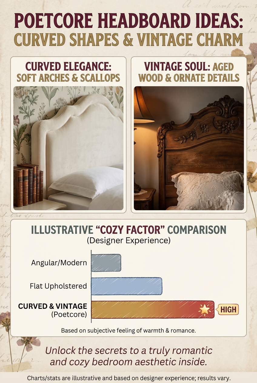 Poetcore Headboard Ideas: Curved Shapes and Vintage Charm - photo 3
