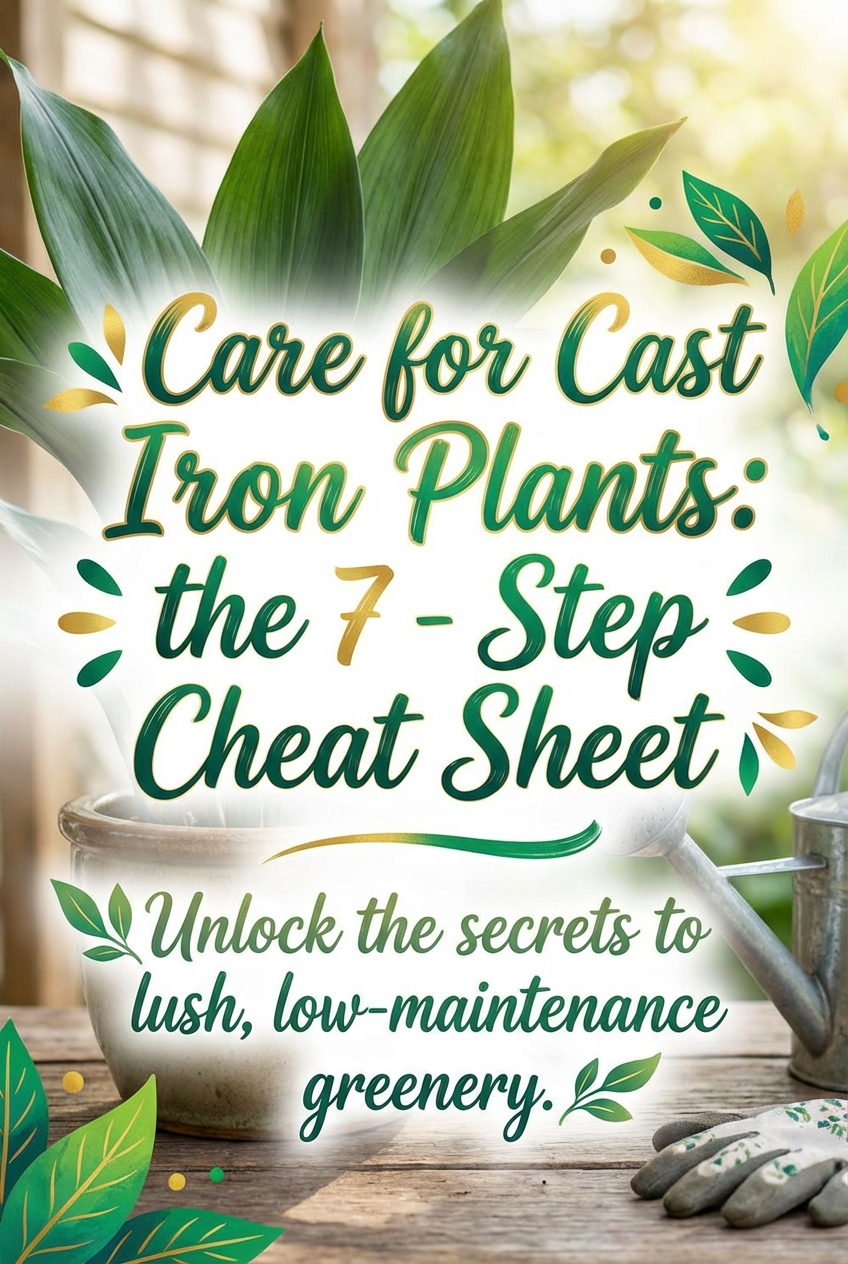Care for Cast Iron Plants: the 7 – Step Cheat Sheet - photo 2