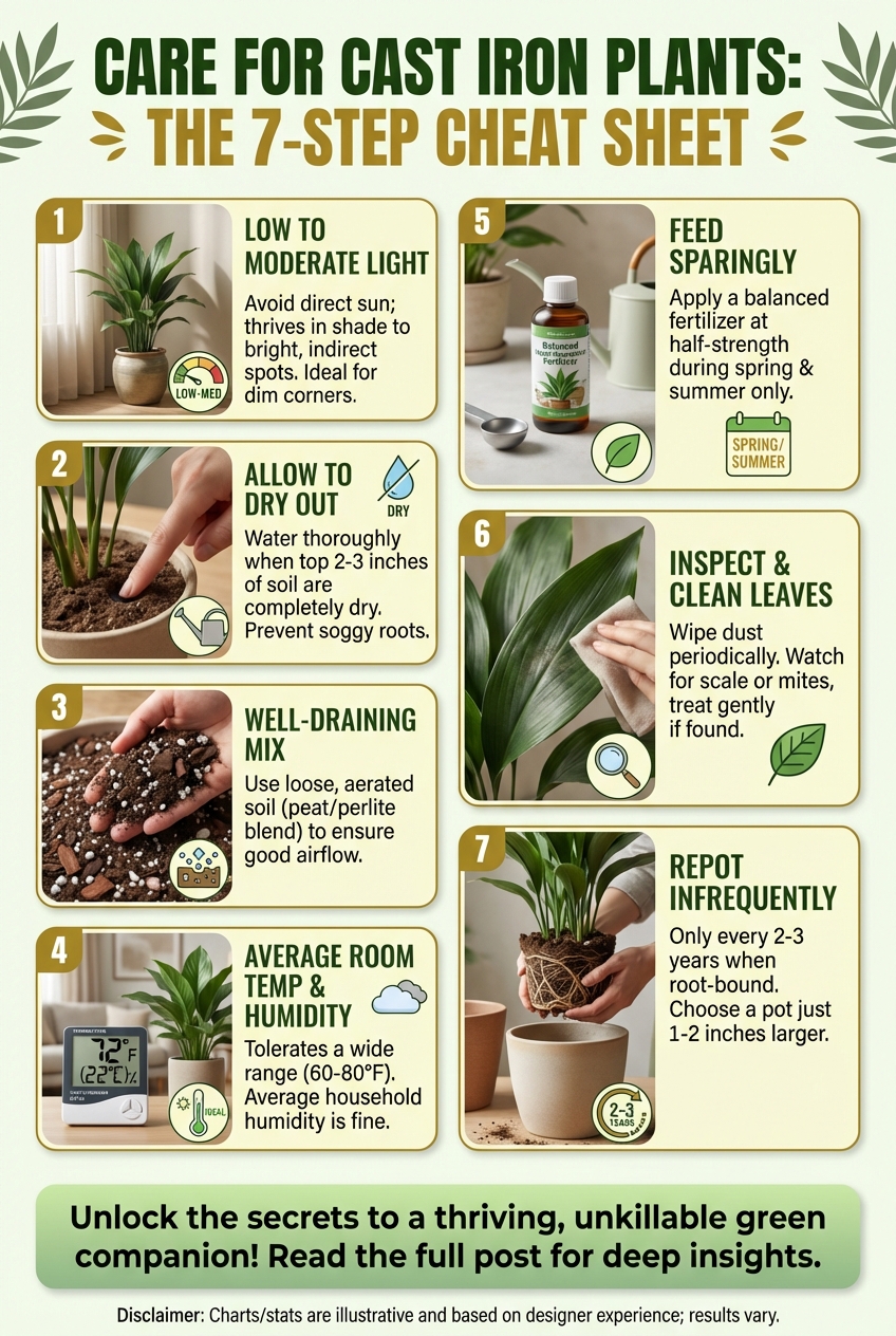 Care for Cast Iron Plants: the 7 – Step Cheat Sheet - photo 3
