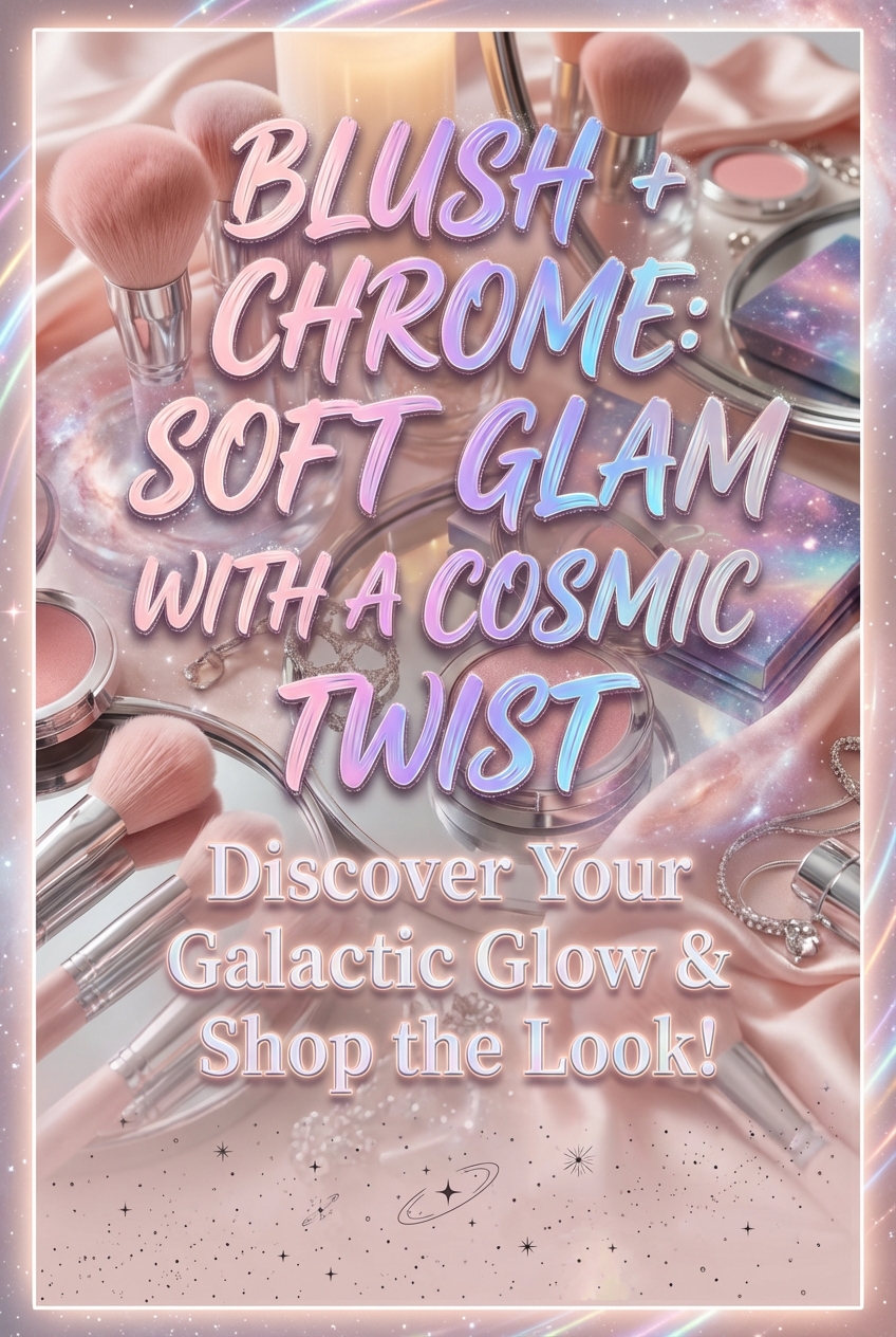 Blush + Chrome: Soft Glam with a Cosmic Twist - photo 2