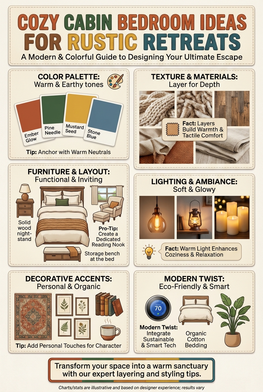 Cozy Cabin Bedroom Ideas for Rustic Retreats - photo 4