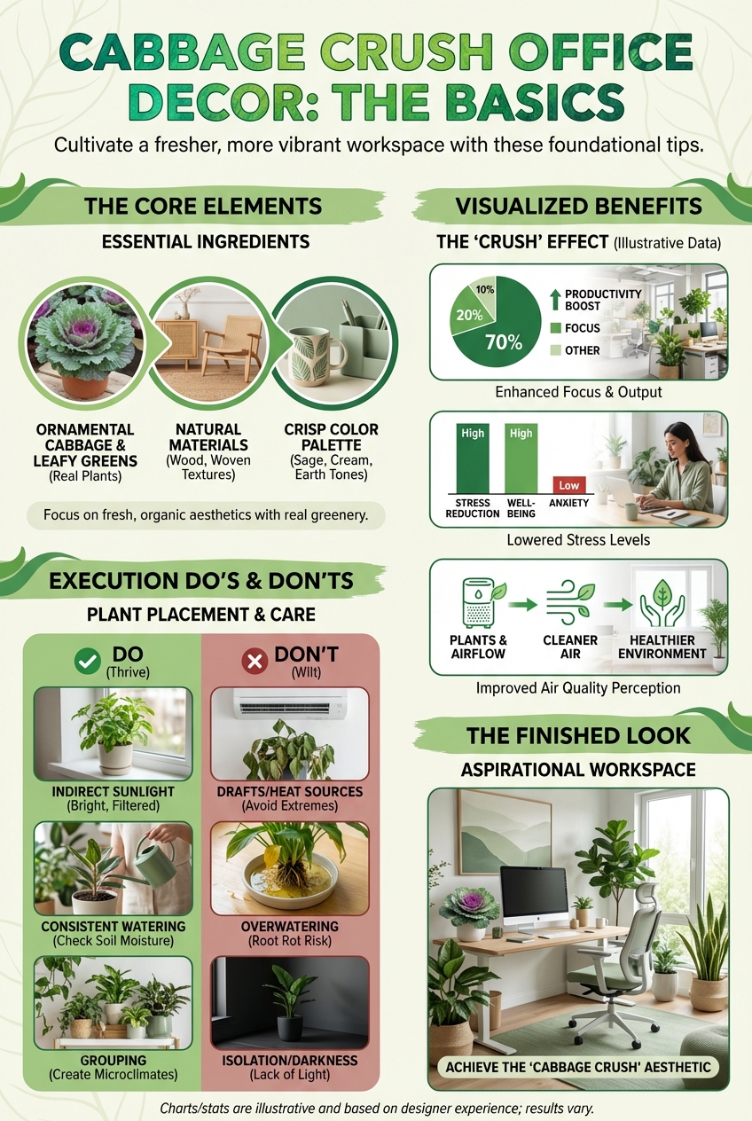 Cabbage Crush Office Decor: The Basics - photo 3
