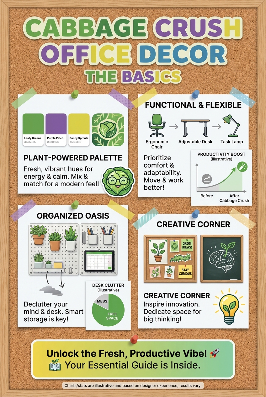 Cabbage Crush Office Decor: The Basics - photo 4
