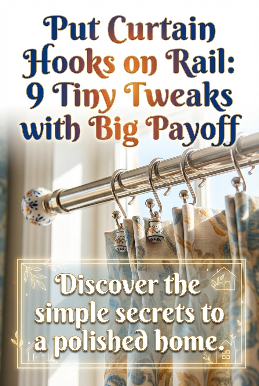 Put Curtain Hooks on Rail: 9 Tiny Tweaks with Big Payoff - photo 2
