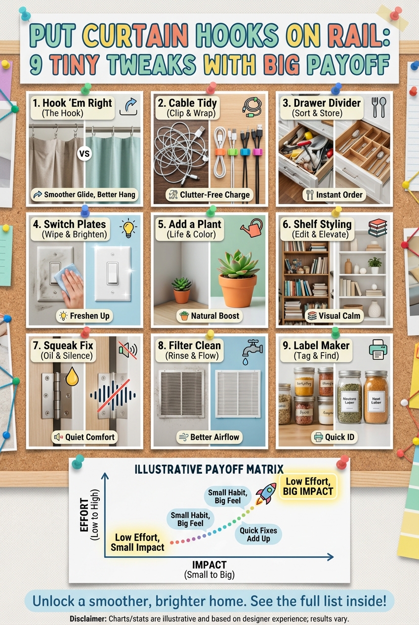 Put Curtain Hooks on Rail: 9 Tiny Tweaks with Big Payoff - photo 4