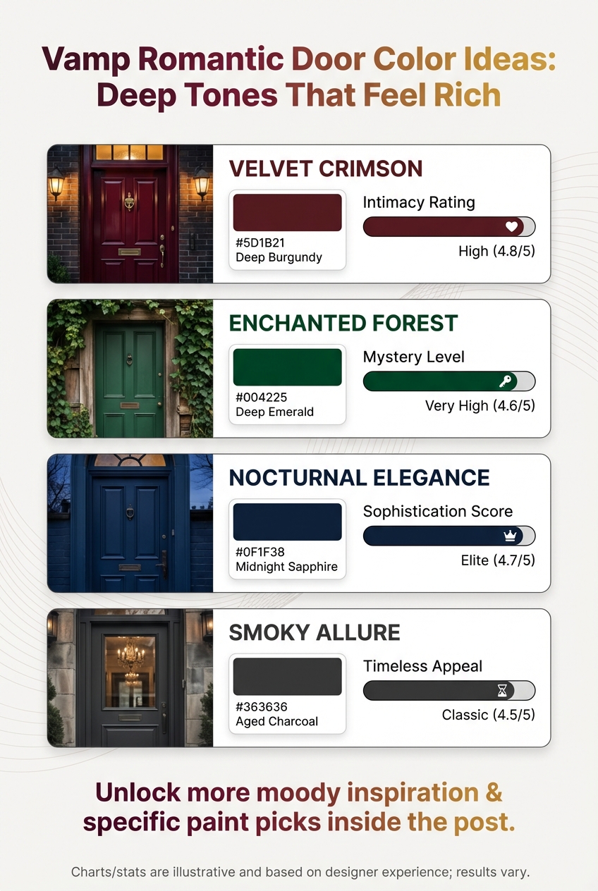 Vamp Romantic Door Color Ideas: deep tones that feel rich - photo 3