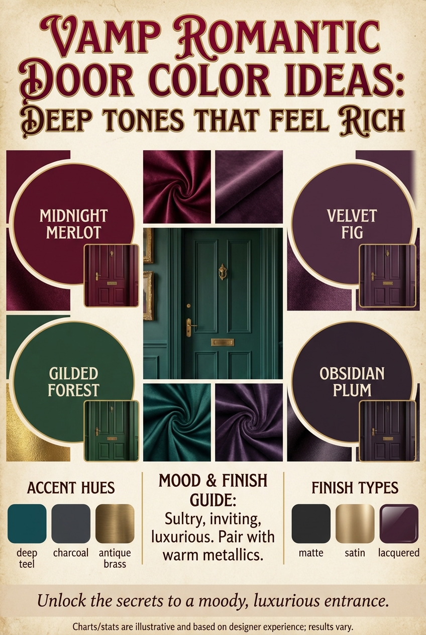 Vamp Romantic Door Color Ideas: deep tones that feel rich - photo 4