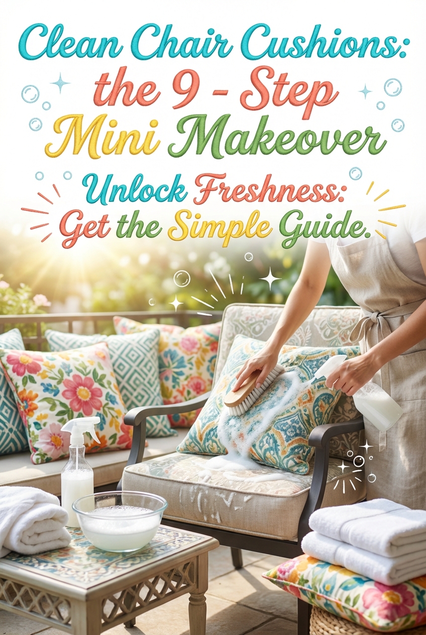Clean Chair Cushions: the 9 – Step Mini Makeover - photo 2