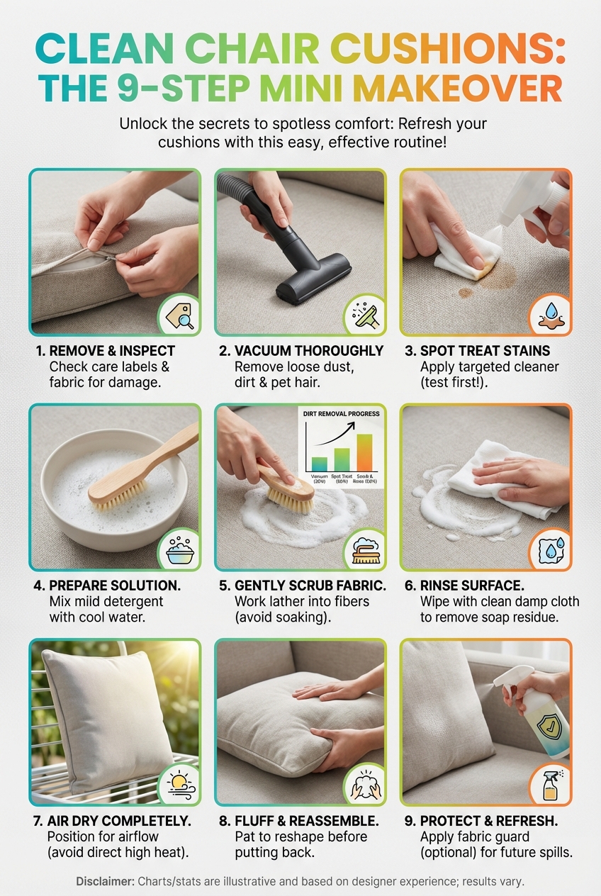 Clean Chair Cushions: the 9 – Step Mini Makeover - photo 3