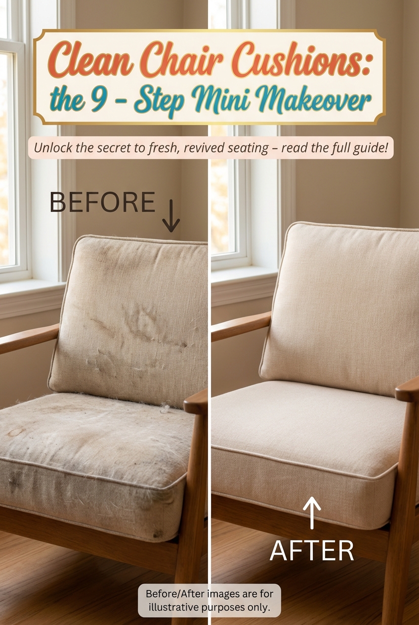 Clean Chair Cushions: the 9 – Step Mini Makeover - photo 5