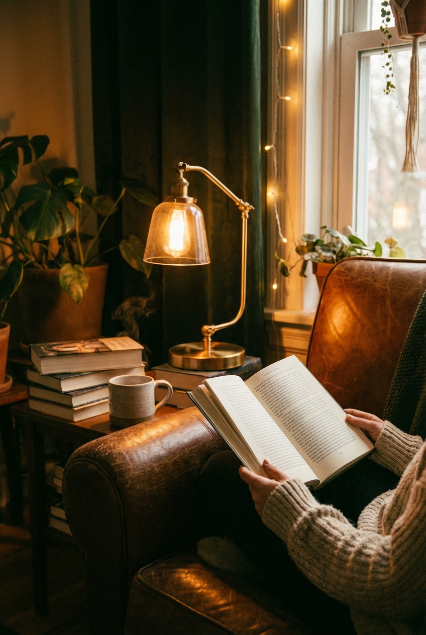 Poetcore Lighting for Reading: Warm, Easy, Comfortable