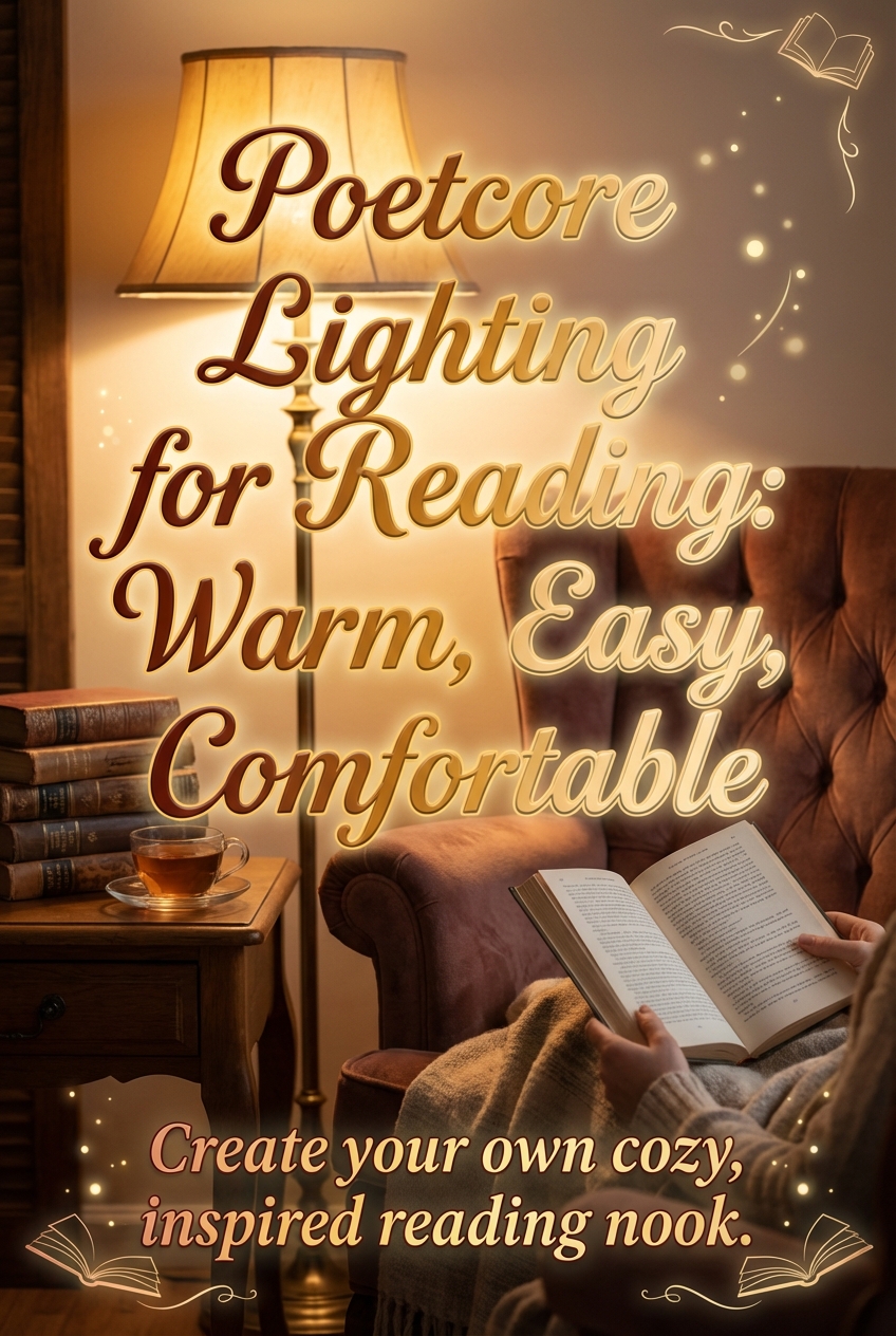 Poetcore Lighting for Reading: Warm, Easy, Comfortable - photo 2