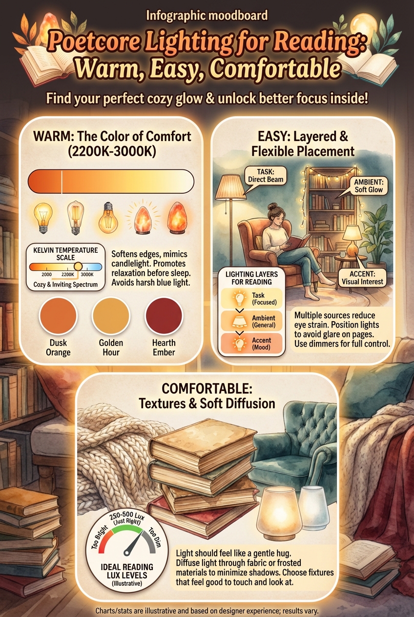 Poetcore Lighting for Reading: Warm, Easy, Comfortable - photo 4
