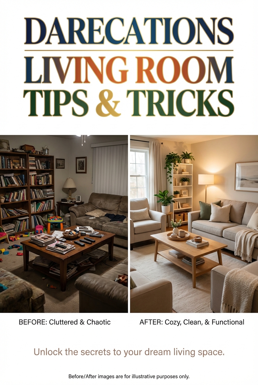 Darecations Living Room Tips and Tricks: Cozy, clean, and functional - photo 5