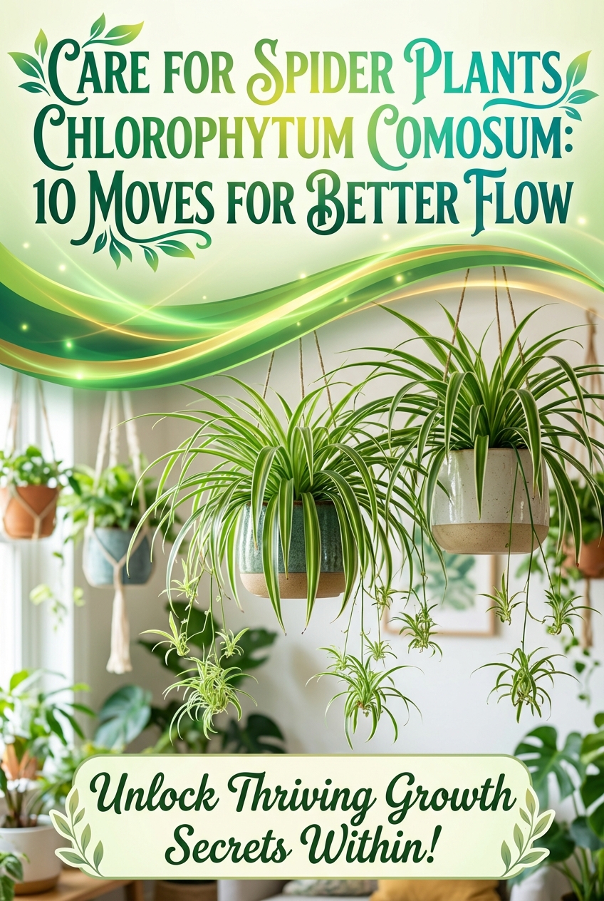 Care for Spider Plants Chlorophytum Comosum: 10 Moves for Better Flow - photo 2