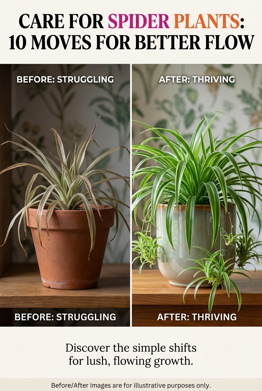 Care for Spider Plants Chlorophytum Comosum: 10 Moves for Better Flow - photo 5