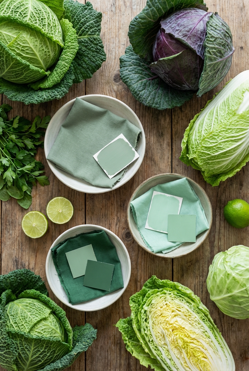 Cabbage Crush Color Palette Ideas: 12 Fresh Green Combos That Work