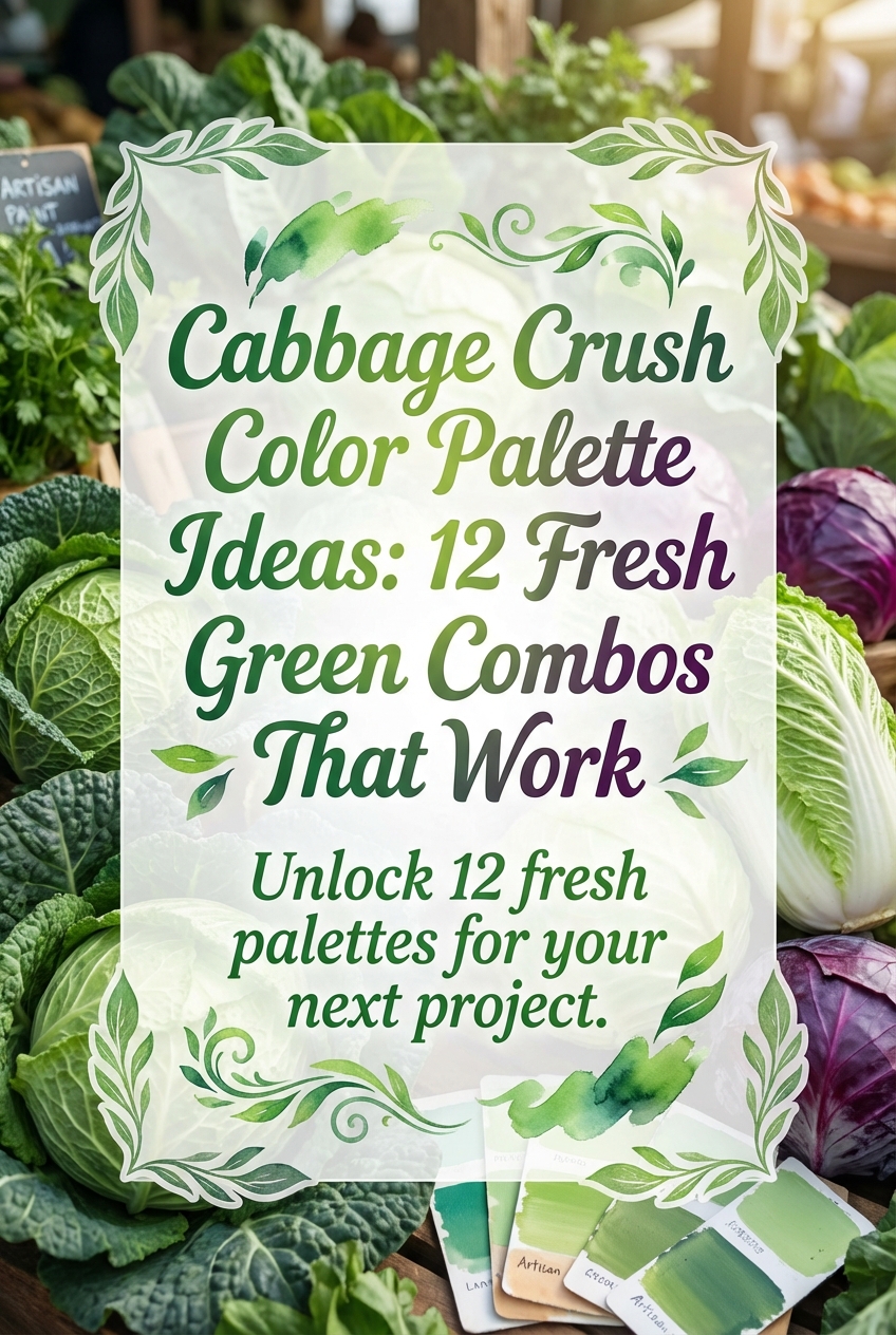 Cabbage Crush Color Palette Ideas: 12 Fresh Green Combos That Work - photo 2
