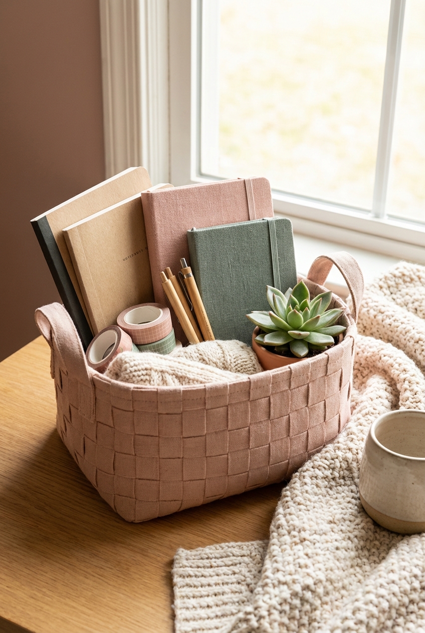 Stationery Basket Ideas: Soft Storage That Looks Cozy