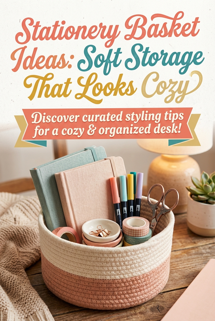 Stationery Basket Ideas: Soft Storage That Looks Cozy - photo 2