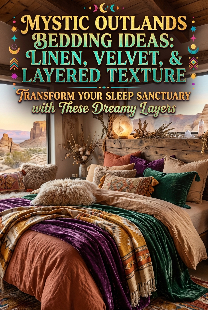 Mystic Outlands Bedding Ideas: Linen, Velvet, and Layered Texture - photo 2