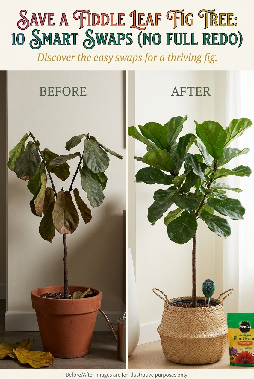 Save a Fiddle Leaf Fig Tree: 10 Smart Swaps (no Full Redo) - photo 5