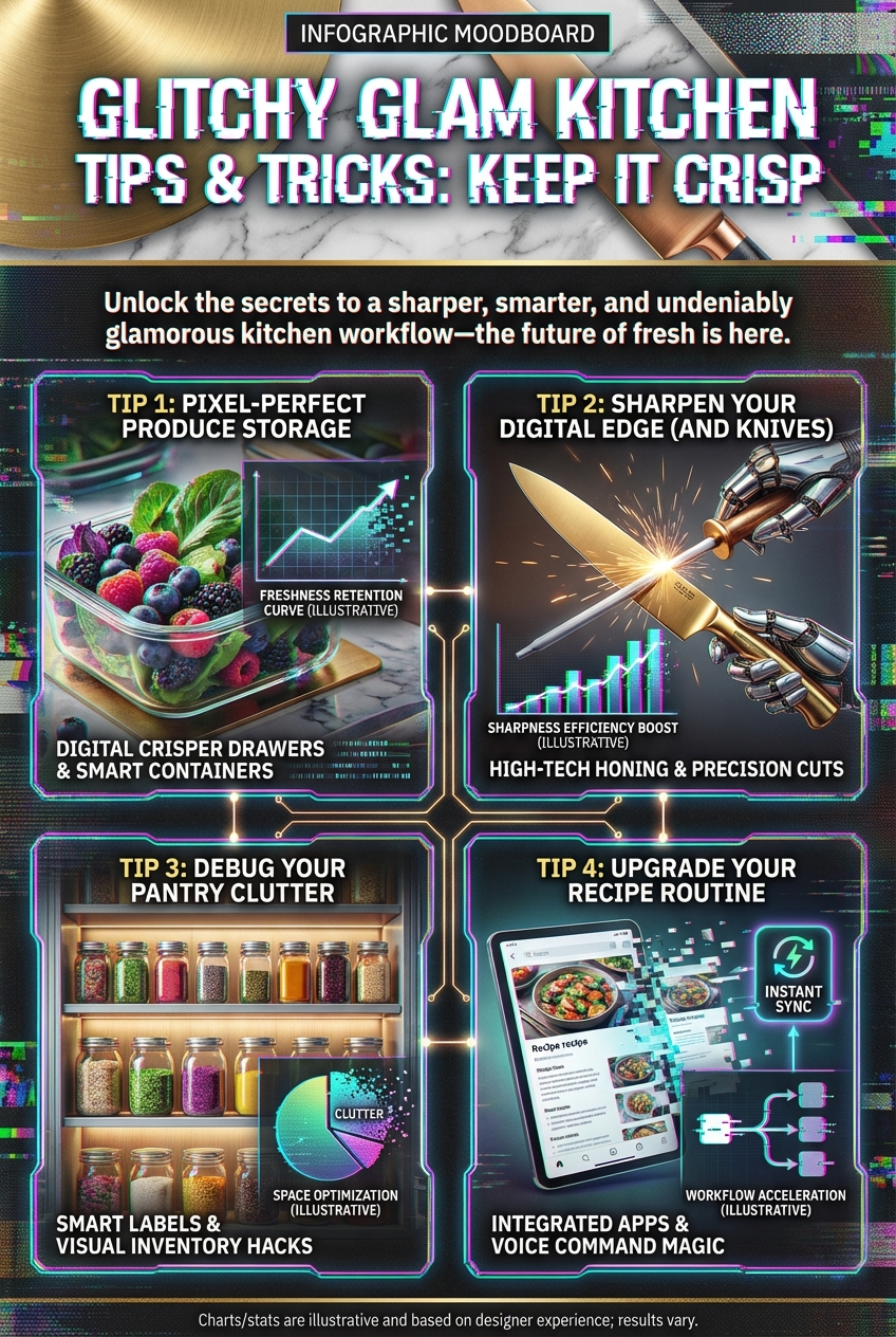 Glitchy Glam Kitchen Tips and Tricks: Keep It Crisp - photo 4