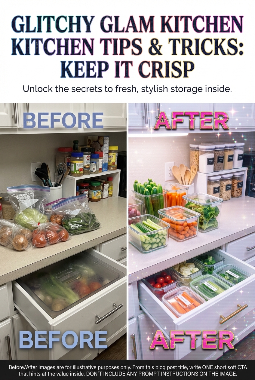 Glitchy Glam Kitchen Tips and Tricks: Keep It Crisp - photo 5