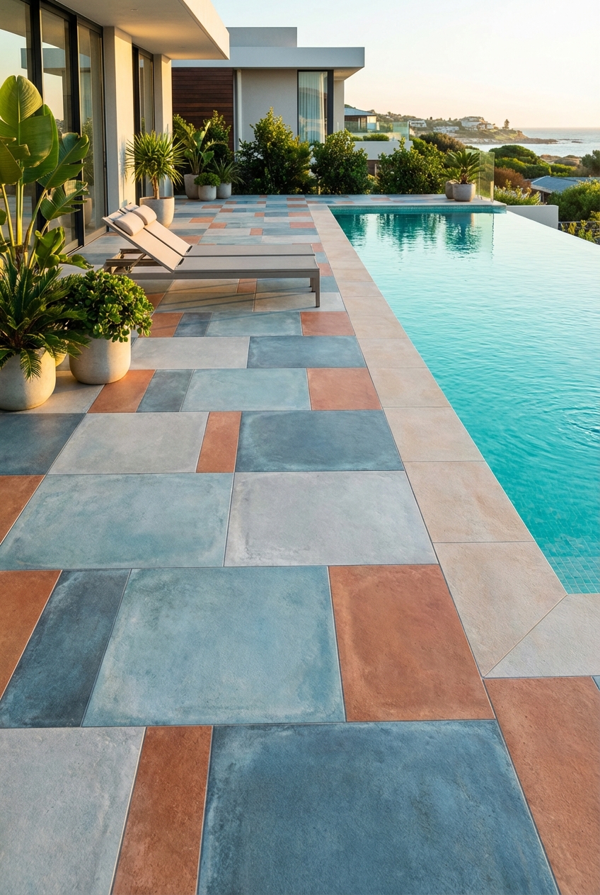 Refreshing Pool Deck Tile Ideas for Your Home