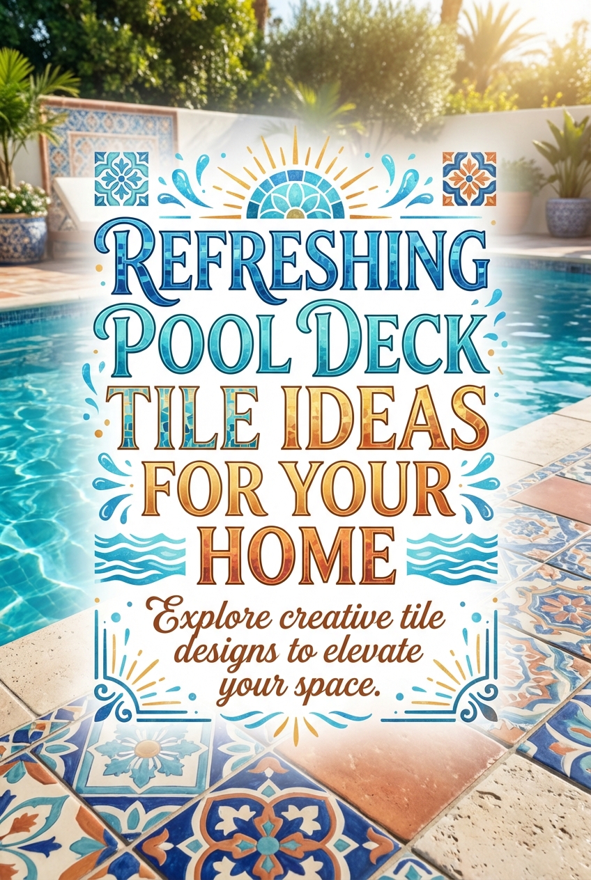 Refreshing Pool Deck Tile Ideas for Your Home - photo 2