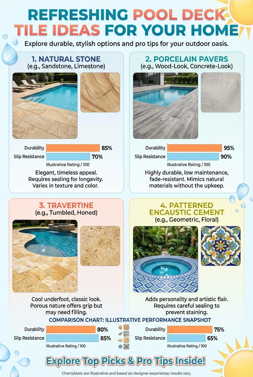 Refreshing Pool Deck Tile Ideas for Your Home - photo 3
