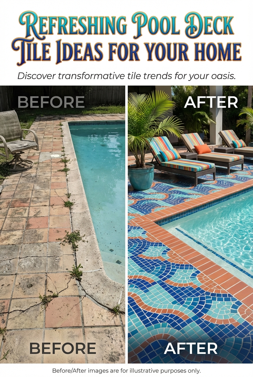 Refreshing Pool Deck Tile Ideas for Your Home - photo 5