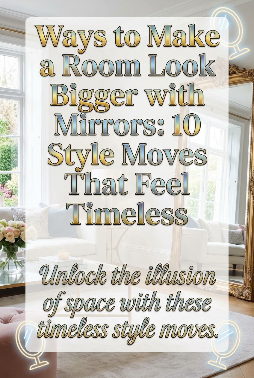 Ways to Make a Room Look Bigger with Mirrors: 10 Style Moves That Feel Timeless - photo 2
