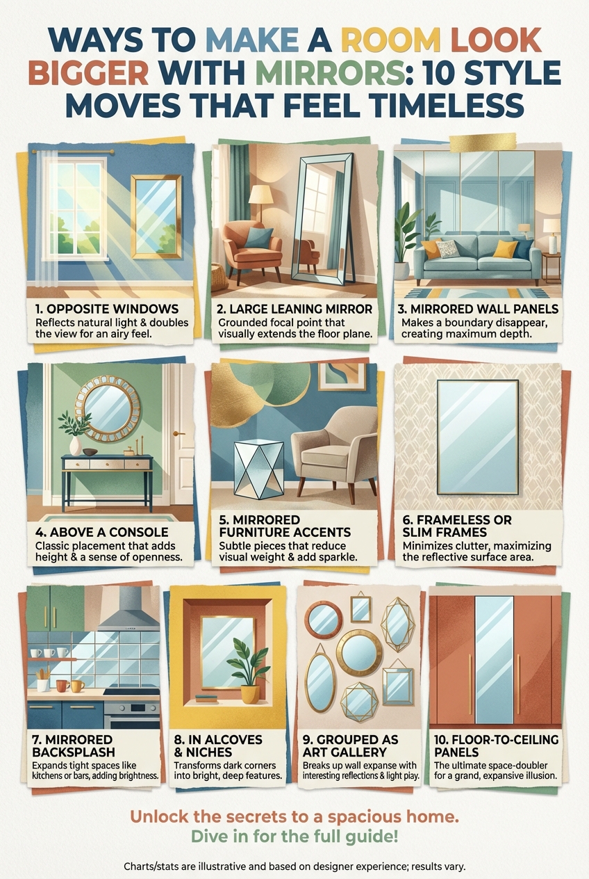 Ways to Make a Room Look Bigger with Mirrors: 10 Style Moves That Feel Timeless - photo 4