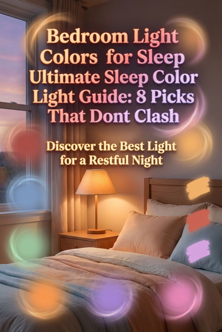 Bedroom Light Colors for Sleep Ultimate Sleep Color Light Guide: 8 Picks That Dont Clash - photo 2