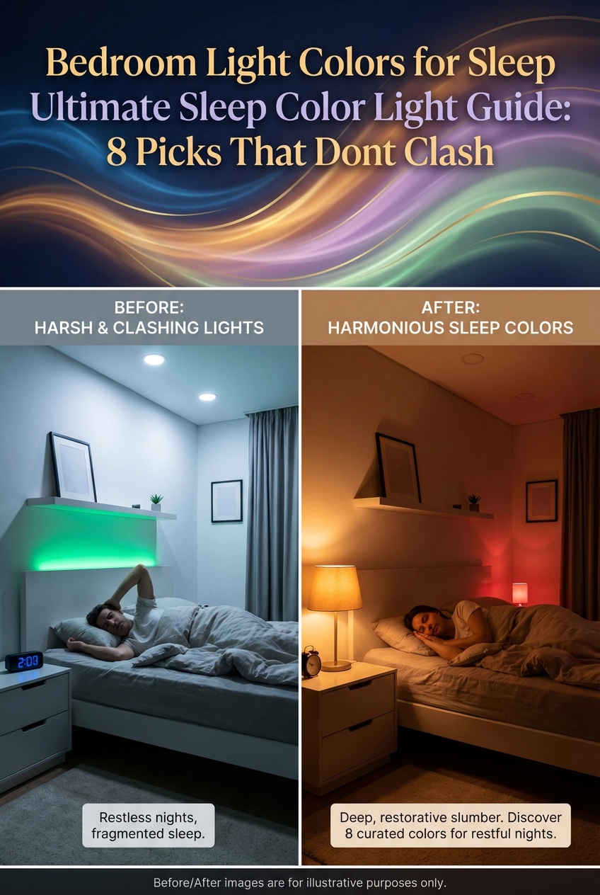 Bedroom Light Colors for Sleep Ultimate Sleep Color Light Guide: 8 Picks That Dont Clash - photo 5