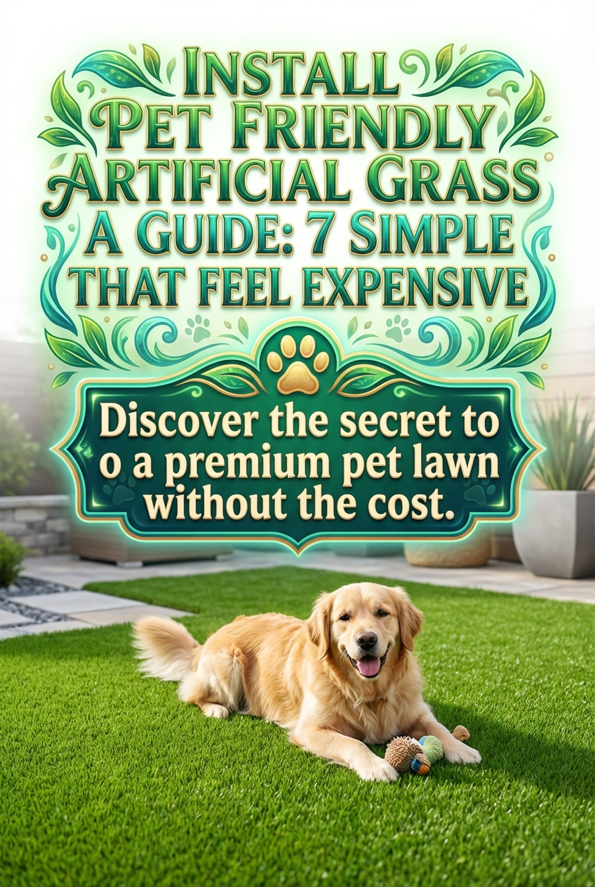 Install Pet Friendly Artificial Grass a Guide: 7 Simple Changes That Feel Expensive - photo 2