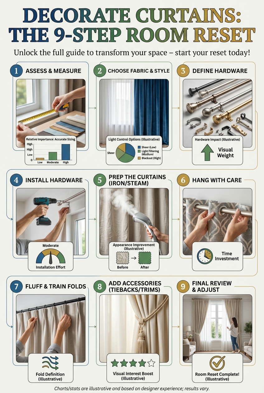 Decorate Curtains: the 9 – Step Room Reset - photo 3