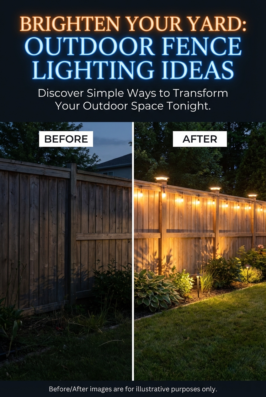 Brighten Your Yard Outdoor Fence Lighting Ideas - photo 5