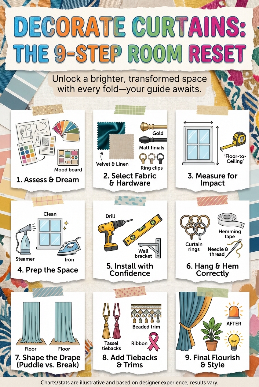 Decorate Curtains: the 9 – Step Room Reset - photo 4