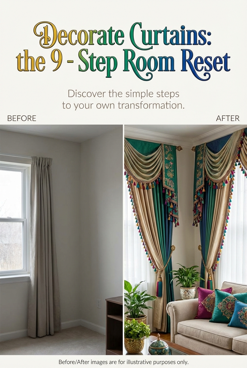 Decorate Curtains: the 9 – Step Room Reset - photo 5