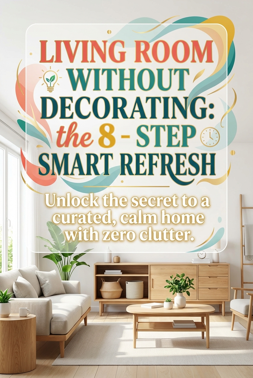 Living Room Without Decorating: the 8 – Step Smart Refresh - photo 2
