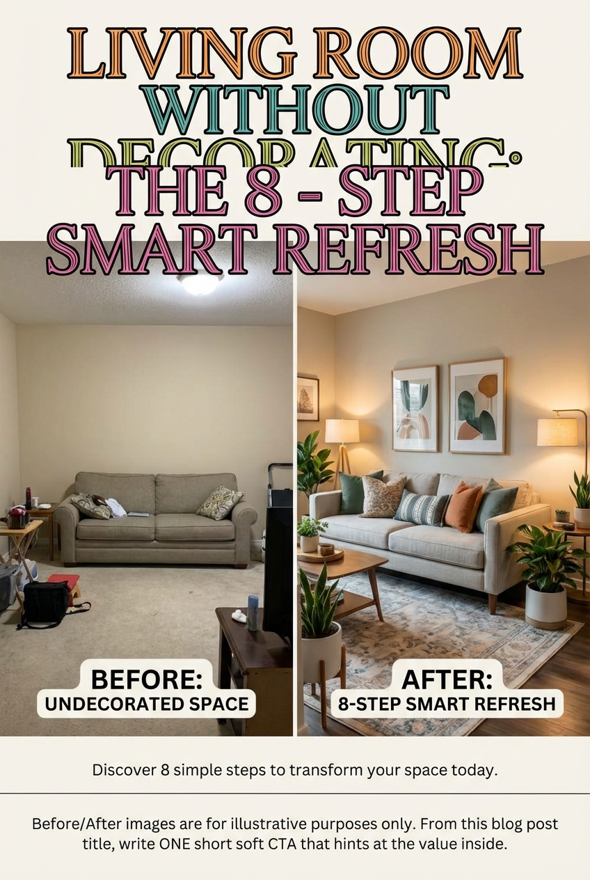 Living Room Without Decorating: the 8 – Step Smart Refresh - photo 5