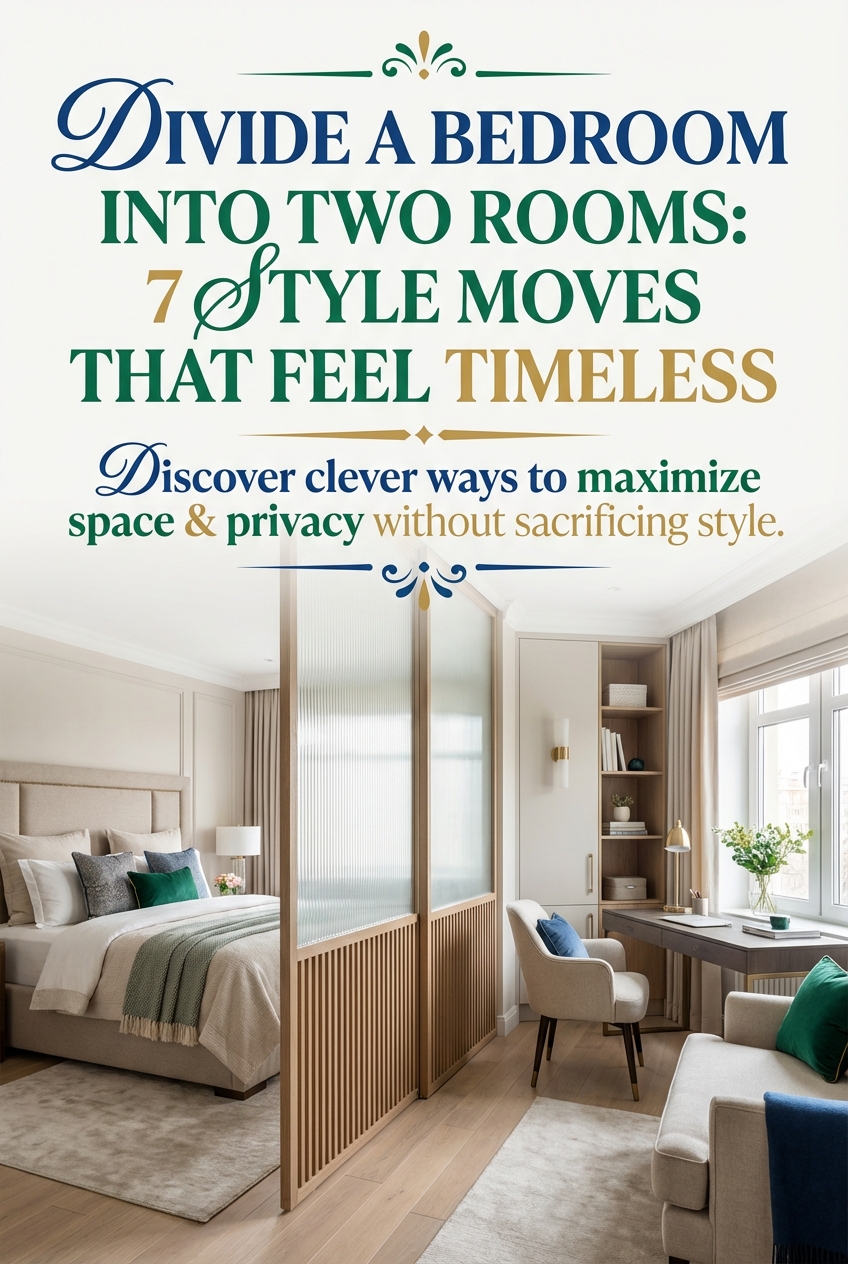 Divide a Bedroom into Two Rooms: 7 Style Moves That Feel Timeless - photo 2