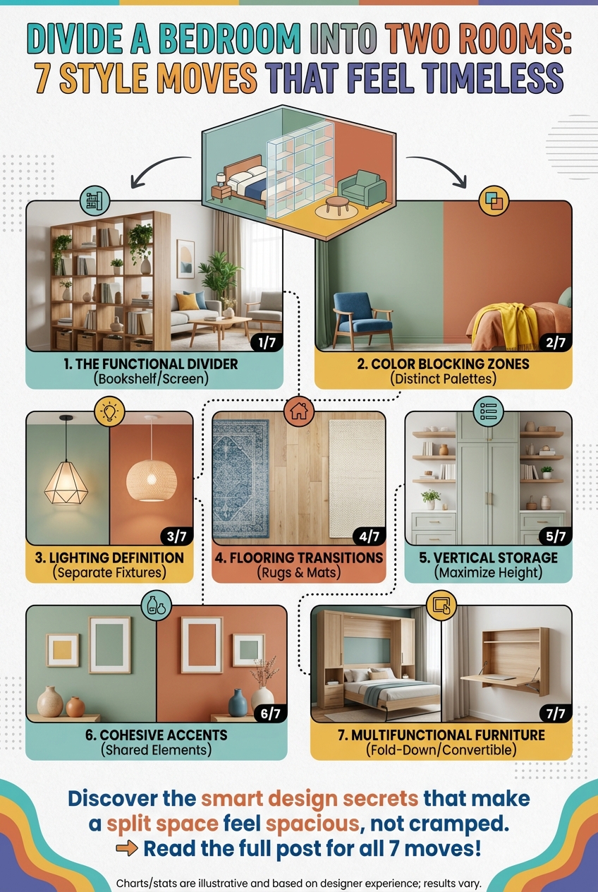 Divide a Bedroom into Two Rooms: 7 Style Moves That Feel Timeless - photo 4