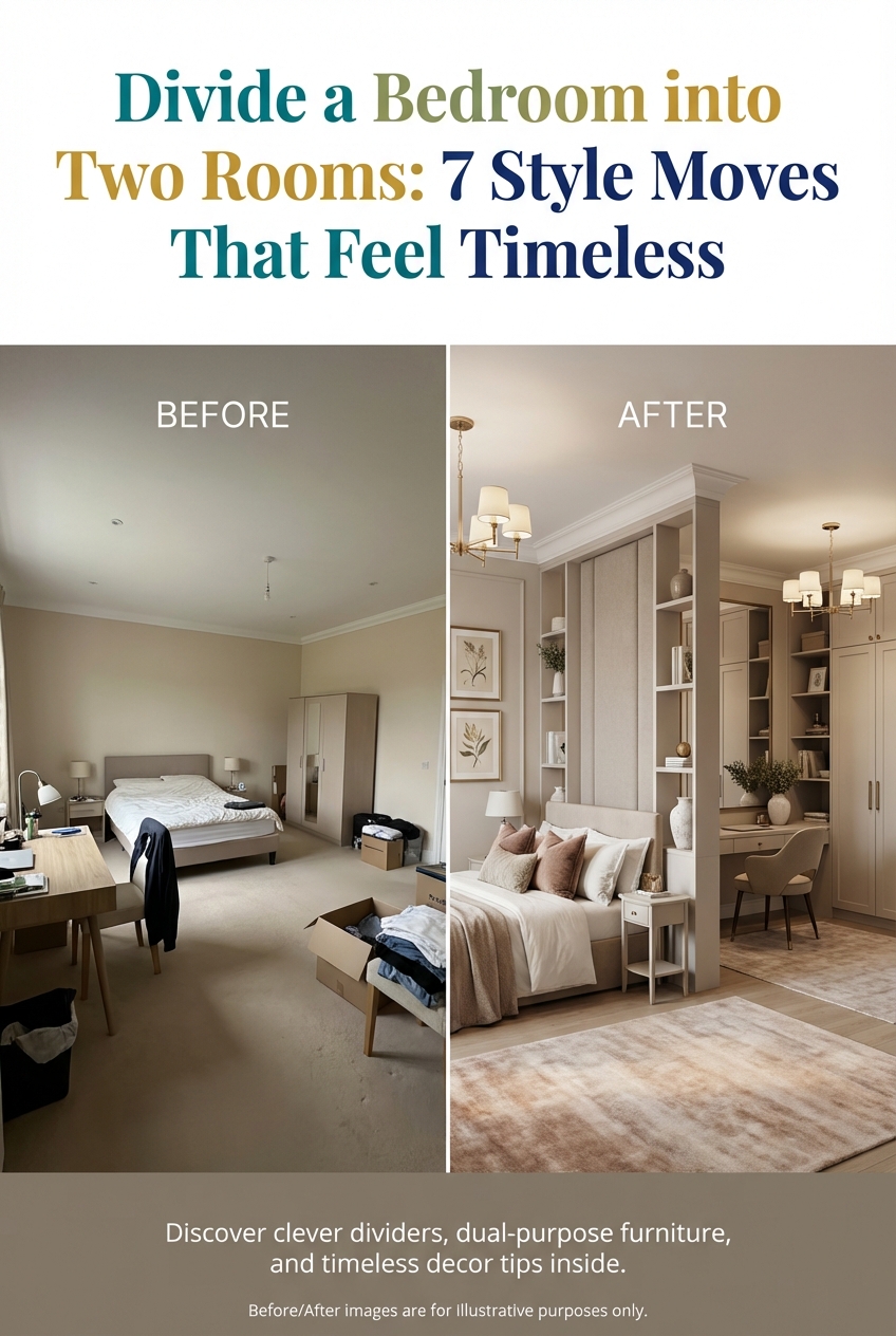 Divide a Bedroom into Two Rooms: 7 Style Moves That Feel Timeless - photo 5