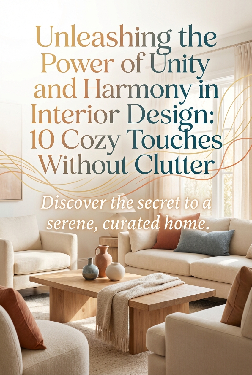 Unleashing the Power of Unity and Harmony in Interior Design: 10 Cozy Touches Without Clutter - photo 2