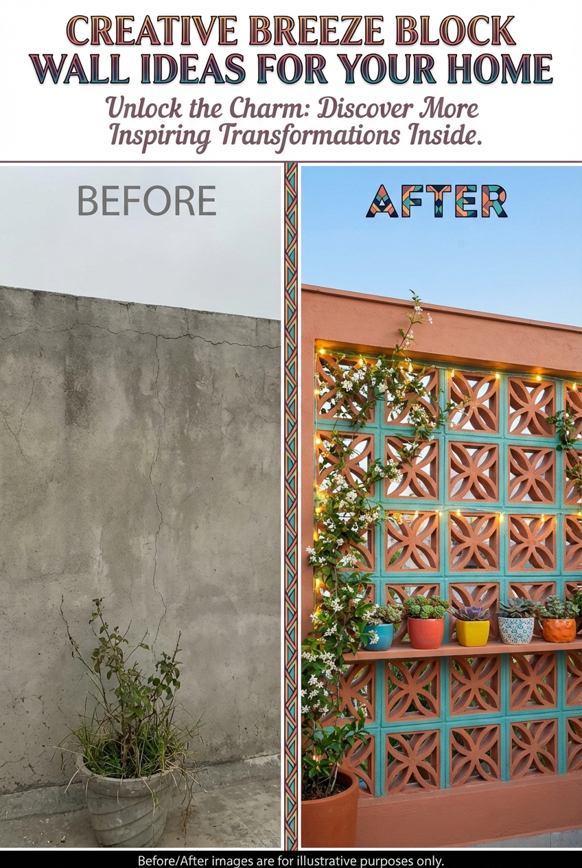 Creative Breeze Block Wall Ideas for Your Home - photo 5
