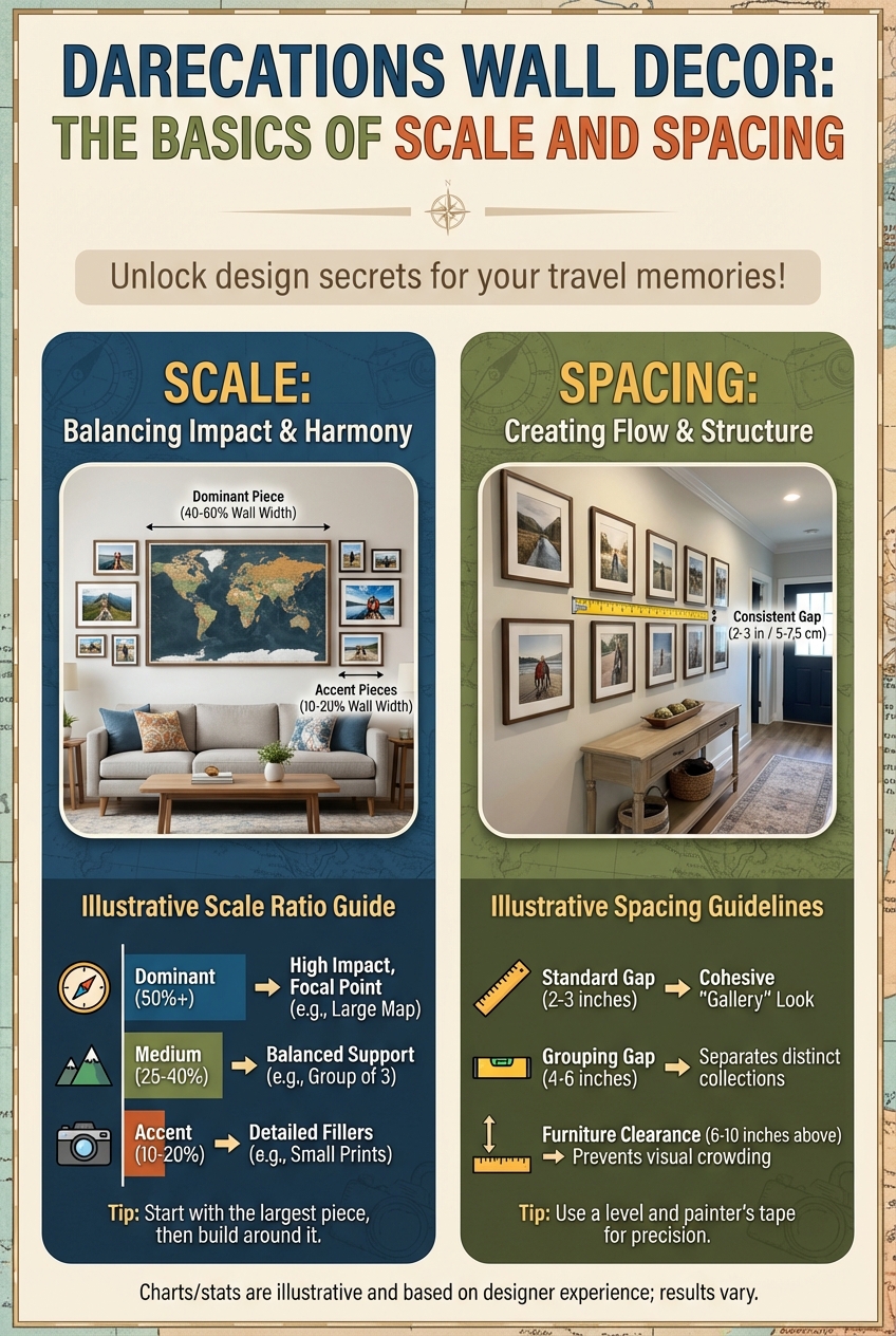Darecations Wall Decor: The Basics of scale and spacing - photo 3